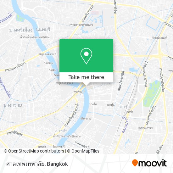 ศาลเทพเทพาลัย map