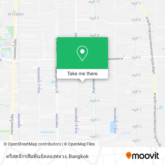 คริสตจักรสัมพันธ์คลองหลวง map