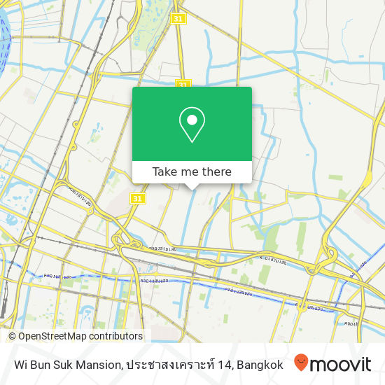 Wi Bun Suk Mansion, ประชาสงเคราะห์ 14 map