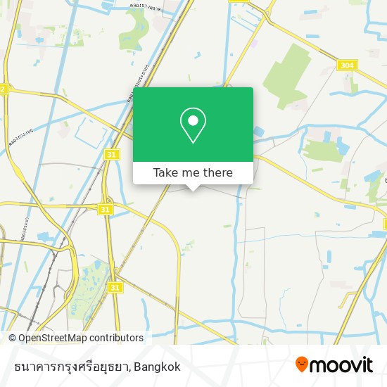 ธนาคารกรุงศรีอยุธยา map