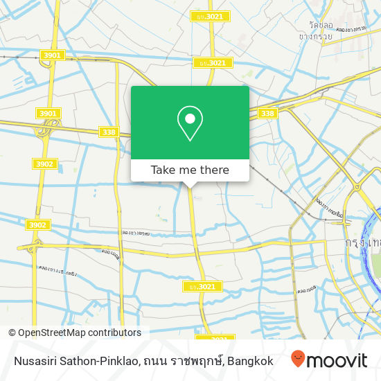 Nusasiri Sathon-Pinklao, ถนน ราชพฤกษ์ map