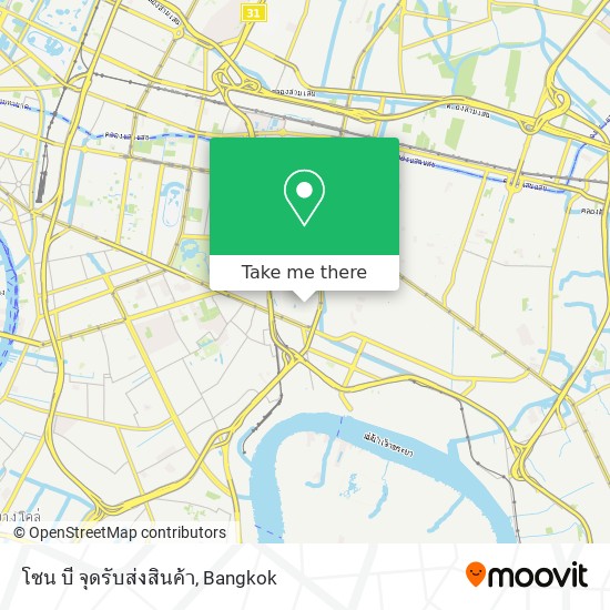 โซน บี จุดรับส่งสินค้า map