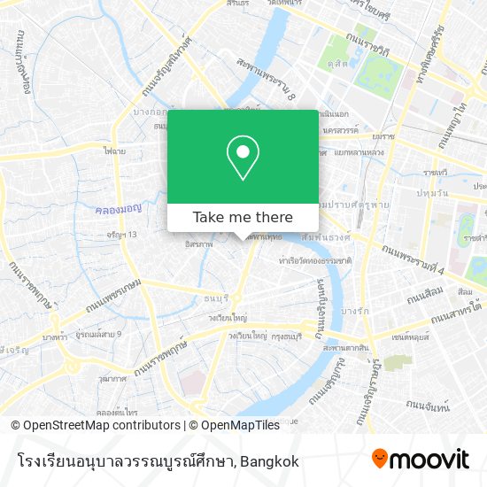 โรงเรียนอนุบาลวรรณบูรณ์ศึกษา map