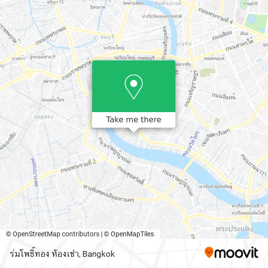ร่มโพธิ์ทอง ห้องเช่า map