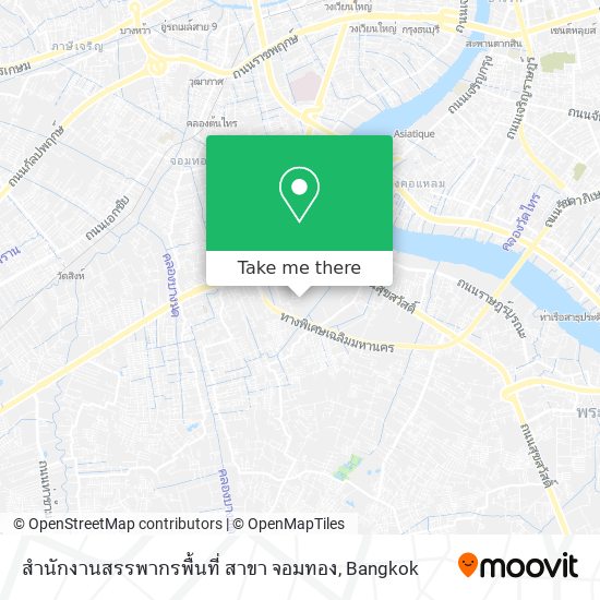 สำนักงานสรรพากรพื้นที่ สาขา จอมทอง map