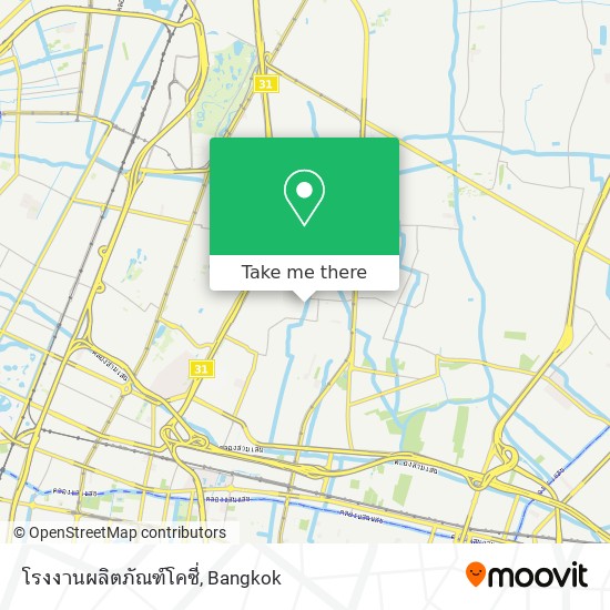 โรงงานผลิตภัณฑ์โคซี่ map