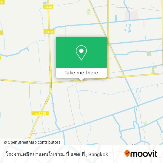 โรงงานผลิตยาแผนโบราณ บี.แซด.ที. map