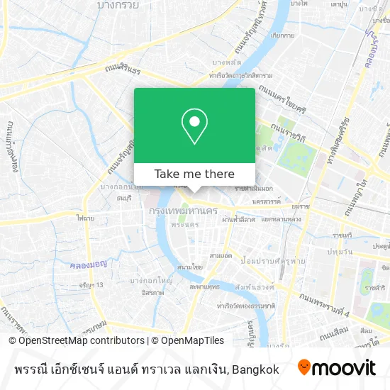พรรณี เอ็กซ์เซนจ์ แอนด์ ทราเวล แลกเงิน map