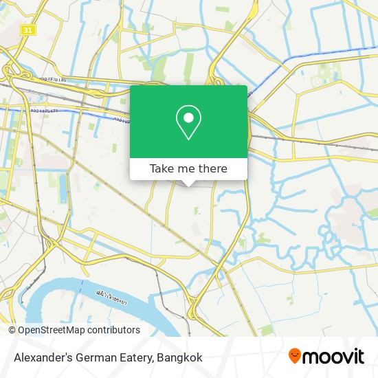 Alexander's German Eatery map