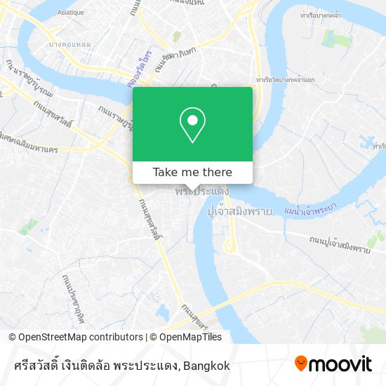 ศรีสวัสดิ์ เงินติดล้อ พระประแดง map