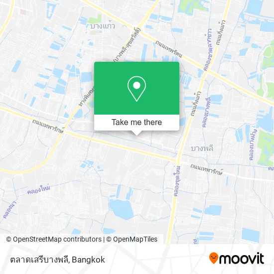 ตลาดเสรีบางพลี map