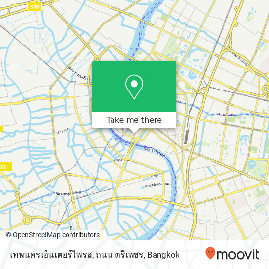 เทพนครเอ็นเตอร์ไพรส, ถนน ตรีเพชร map