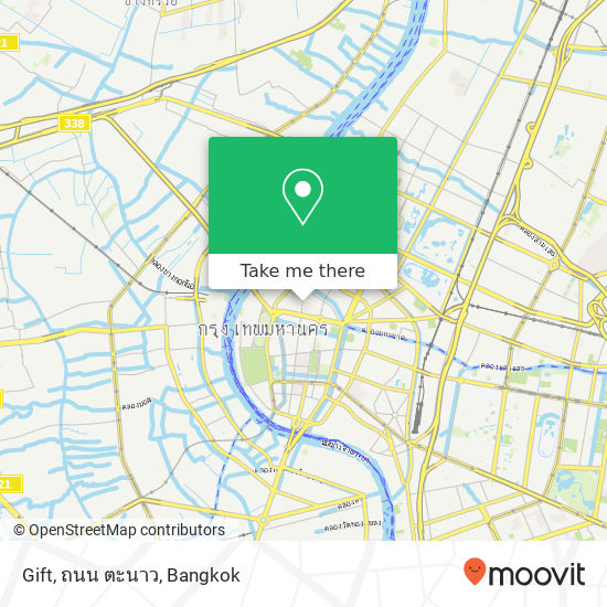 Gift, ถนน ตะนาว map