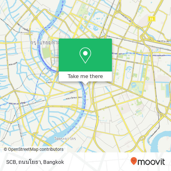 SCB, ถนนโยธา map