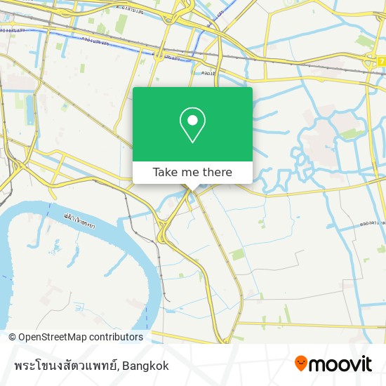 พระโขนงสัตวแพทย์ map