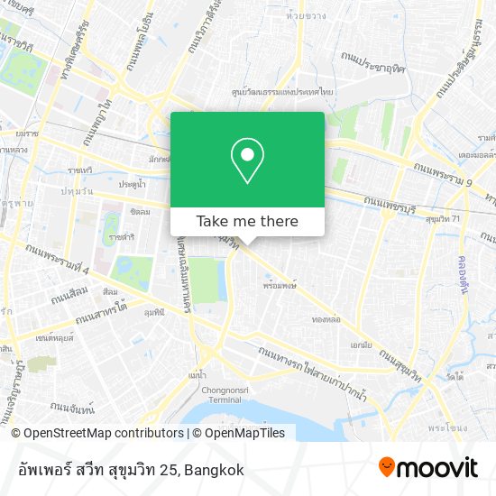 อัพเพอร์ สวีท สุขุมวิท 25 map