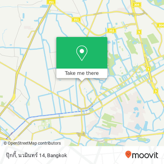 ปุ๊กกี้, นวมินทร์ 14 map