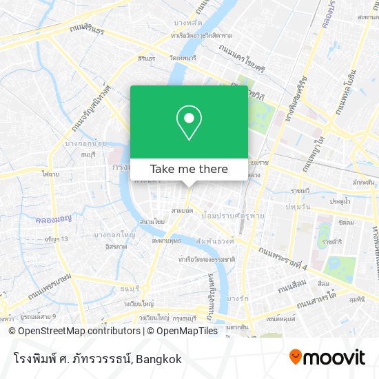 โรงพิมพ์ ศ. ภัทรวรรธน์ map