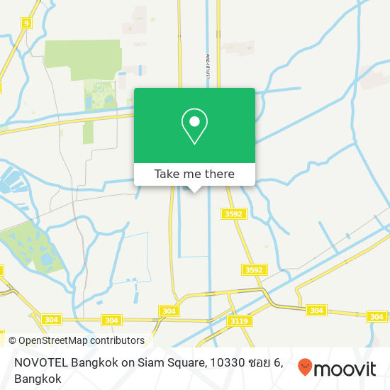 NOVOTEL Bangkok on Siam Square, 10330 ซอย 6 map