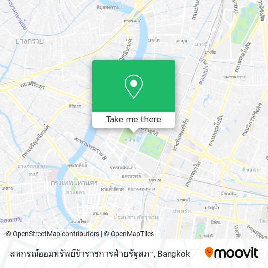 สหกรณ์ออมทรัพย์ข้าราชการฝ่ายรัฐสภา map