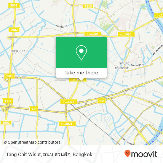 Tang Chit Wisut, ถนน สวนผัก map