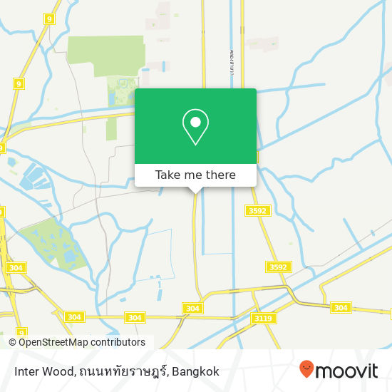 Inter Wood, ถนนหทัยราษฎร์ map