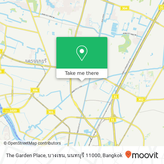 The Garden Place, บางเขน, นนทบุรี 11000 map