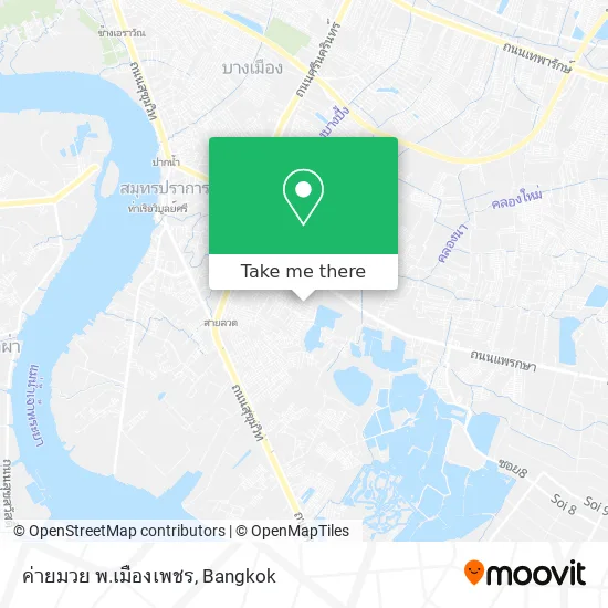 ค่ายมวย พ.เมืองเพชร map