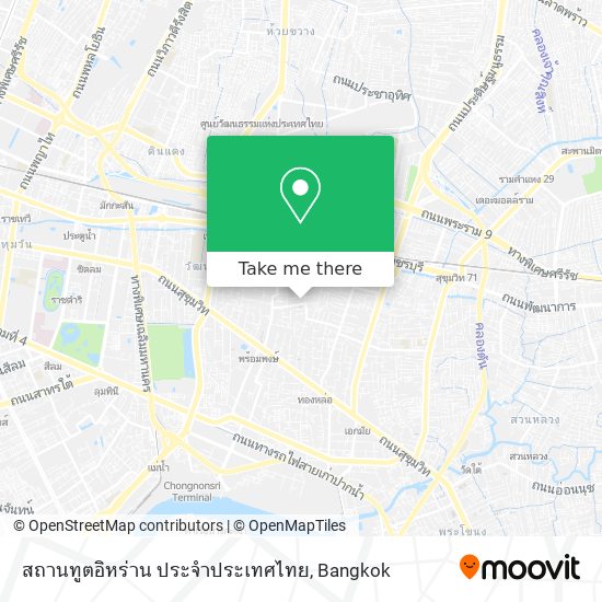 สถานทูตอิหร่าน ประจำประเทศไทย map