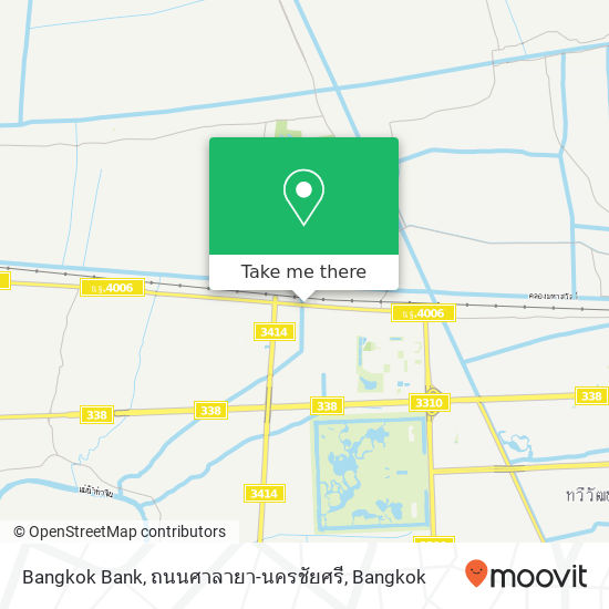 Bangkok Bank, ถนนศาลายา-นครชัยศรี map