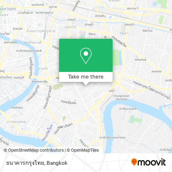 ธนาคารกรุงไทย map