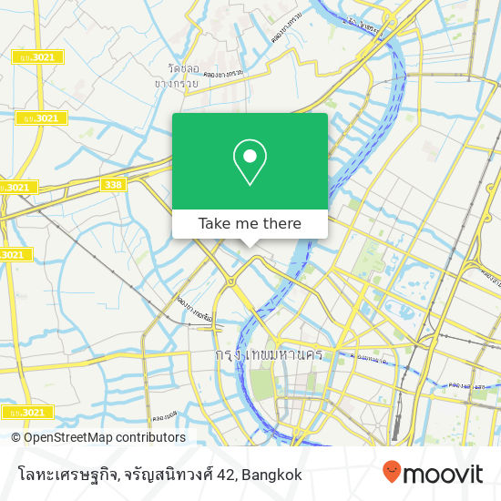 โลหะเศรษฐกิจ, จรัญสนิทวงศ์ 42 map