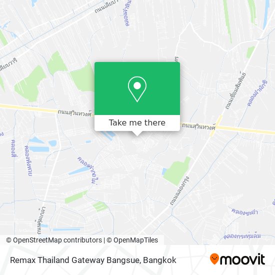 Remax Thailand Gateway Bangsue map