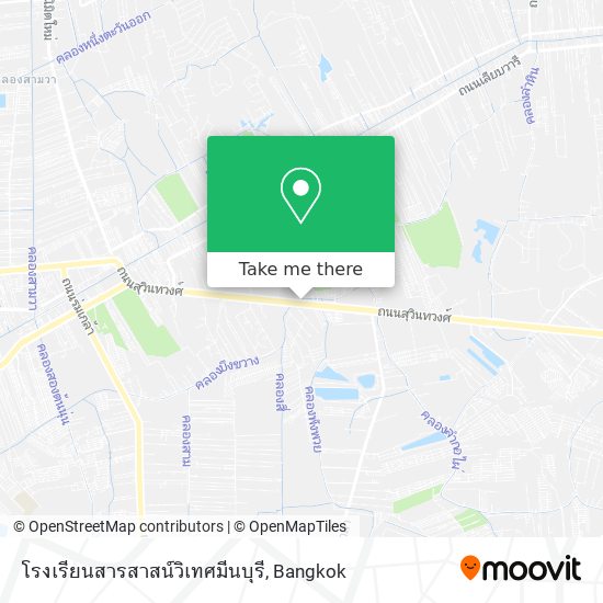 โรงเรียนสารสาสน์วิเทศมีนบุรี map