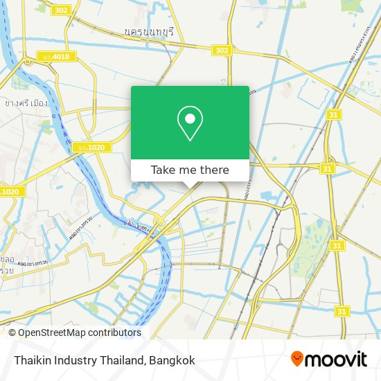 Thaikin Industry Thailand map