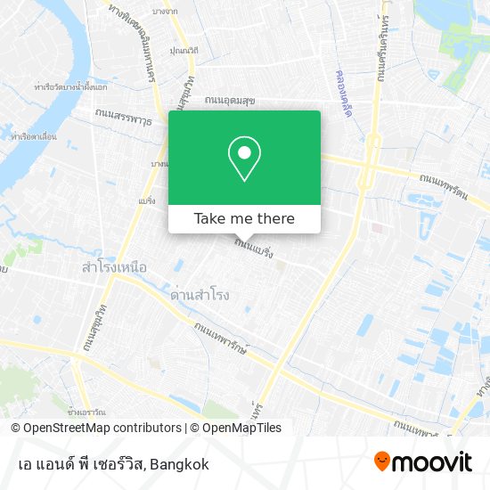 เอ แอนด์ พี เซอร์วิส map