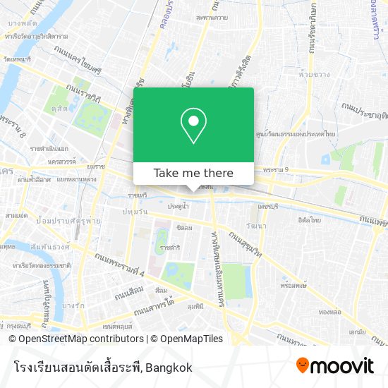 โรงเรียนสอนตัดเสื้อระพี map