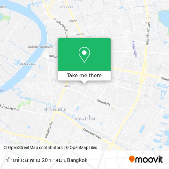 บ้านช่างลาซาล 20 บางนา map