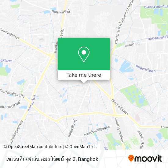 เซเว่นอีเลฟเว่น อมรวิวัฒน์ จุด 3 map