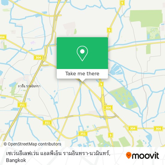 เซเว่นอีเลฟเว่น แอลพีเอ็น รามอินทรา-นวมินทร์ map