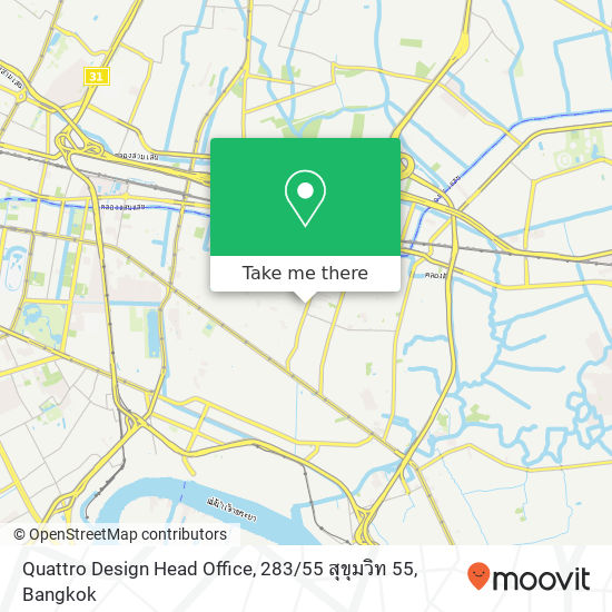 Quattro Design Head Office, 283 / 55 สุขุมวิท 55 map