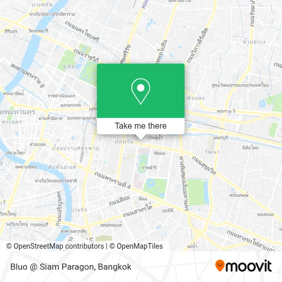 Bluo @ Siam Paragon map