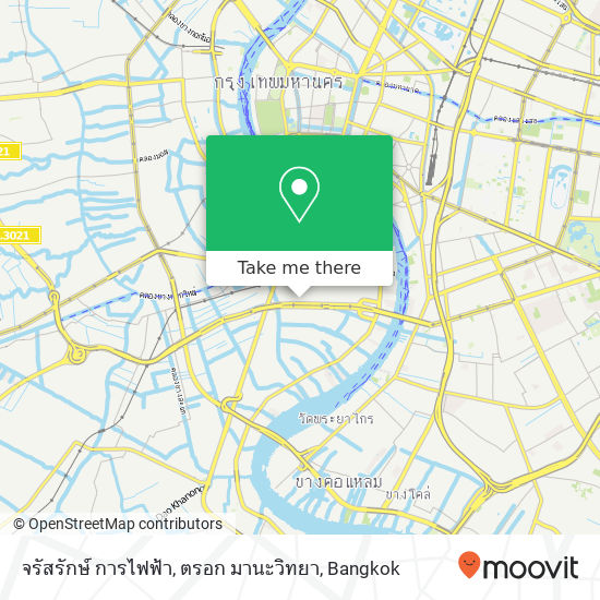 จรัสรักษ์ การไฟฟ้า, ตรอก มานะวิทยา map