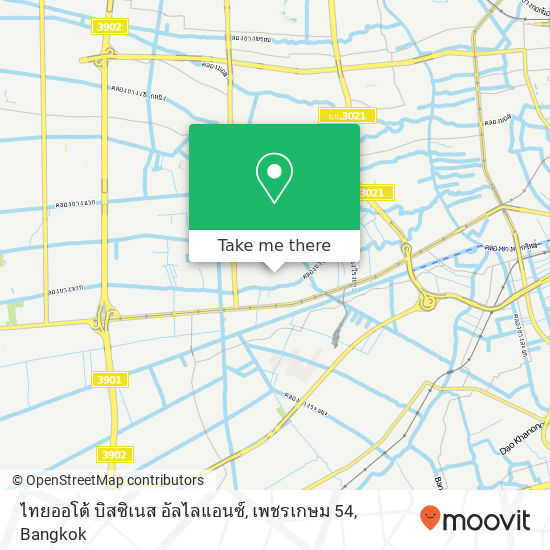 ไทยออโต้ บิสซิเนส อัลไลแอนซ์, เพชรเกษม 54 map