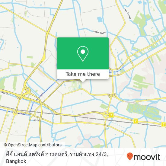 คีย์ แอนด์ สตริงส์ การดนตรี, รามคำแหง 24 / 3 map