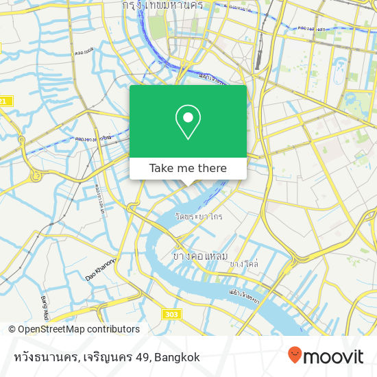 หวังธนานคร, เจริญนคร 49 map