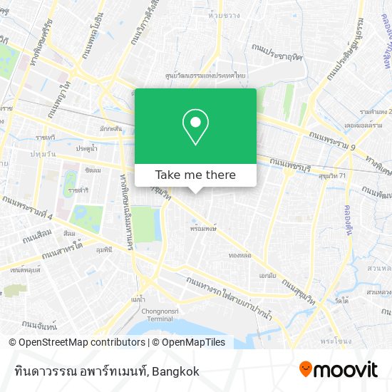 ทินดาวรรณ อพาร์ทเมนท์ map