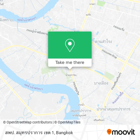 สพป. สมุทรปราการ เขต 1 map