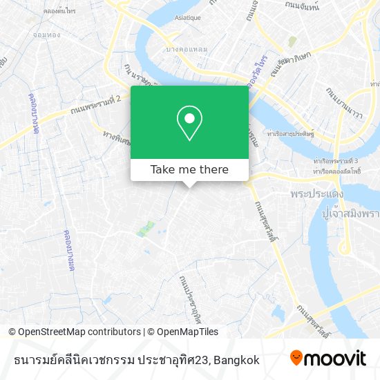 ธนารมย์คลีนิคเวชกรรม ประชาอุทิศ23 map