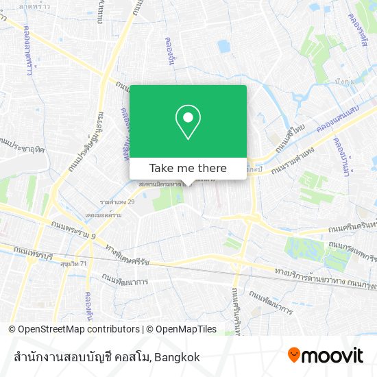 สำนักงานสอบบัญชี คอสโม map